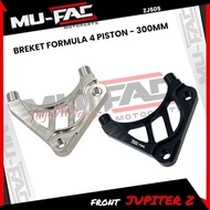 MUFAC Bracket Formula 4 Piston Caliper Jupiter Z UK 300mm ZJ505 motorcycle caliper bracket