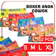 12 PCS Boys' Boxer Briefs Boys' Boxer Briefs PAUD TK SD GRIYO DALEMAN99