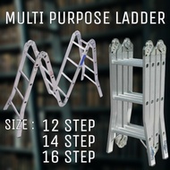 ALUMINIUM MULTIPURPOSE LADDER 12 STEP/ 14 STEP /16 STEP