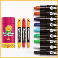 BabyBoss Joan Miro BabyRoo Washable Silky Crayon 6 12 16 Color Krayon