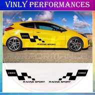 Racing Sport Lattices Graphics Sticker For KIA CEED GT SW 3-5 doors Both Side Decor Vinyl Decals Car