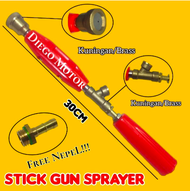 Stick Gun Sprayer 30 cm | Gun Sprayer Kuningan | Sprayer Cuci Motor dan Mobil