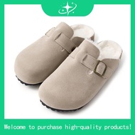 UTUNE Cotton Winter Slippers - Non-Slip Flat Design