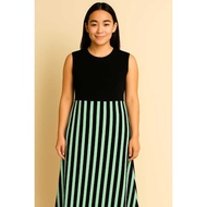Duomo - Plain Striped Singlet Dress