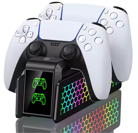 Bee's Nest For PS5/PS5 Slim/PS5 PRO BEBONCOOL FC401 Dual Fast Controller Charger For PS5 DualSense/D