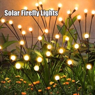 6/8/10LEDWaterproof Solar Firefly Lights Outdoor Waterproof Swing Light Solar Landscape Lighting for