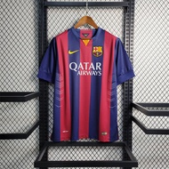 เสื้อเจอร์ซีย์เตะฟุตบอลย้อนยุค14/15เสื้อเจอร์ซีย์ Barcelona เมสซี่เสื้อแข่งฟุตบอลชื่อที่กำหนดเอง2014 2015เสื้อฟุตบอล