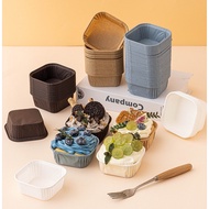 H 921 Cupcake Paper Square Cake Cupcake Liner Kitchen Baking POLOS