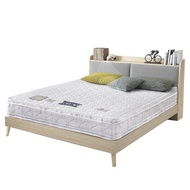 [特價]【KIKY】四代英式雙面可睡四線獨立筒床墊-雙人加大6尺