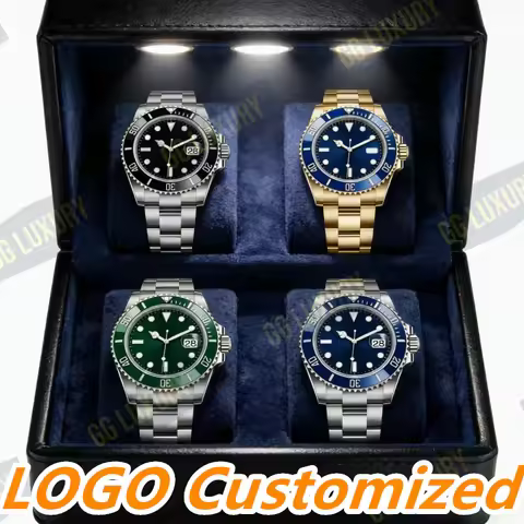 Customized Black Submariner Watches Men's 40/41mm Automatic Mechanical 3235 Movement Sapphire Glass 