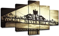paintings Wall Decor Canvas Wall Art You Will Never Walk Alone Frame Pictures Artwork Prints Gate of