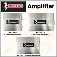 Mohawk MT Series MT120.2 2 Channel / MT240.4 4 Channel / MT500.1 Monoblock Power Amplifier Car Amplifier Car Power Amp