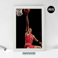 Michael Jordan Slam Dunk 01 NBA Basketball Poster