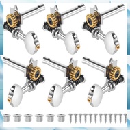 [G V W E] 3L3R 6Pcs 1:18 Guitar String Tuning Pegs Tuner Machine Heads Knobs Tuning Keys for Acousti