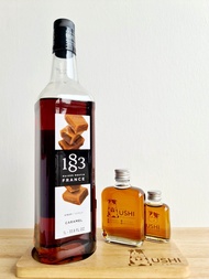 แบ่งขาย ไซรัปกลิ่นคาราเมล Caramel แบรนด์ 1883 Syrups made in France