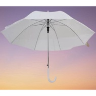 PAYUNG PENGANTIN PUTIH@PLAIN@PAYUNG HUJAN MURAH/LOCAL