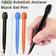 MOLIHA Rotation Answer Gel Pen, Creative Stationery Writing Tools Black Ink Gel Pen, Creative 0.5mm 