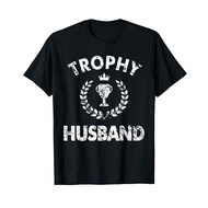 Men's cotton T-shirt Trophy Husband T-Shirt - Funny Husband Christmas Gift Idea Fast Shipping 4XL , 5XL , 6XL