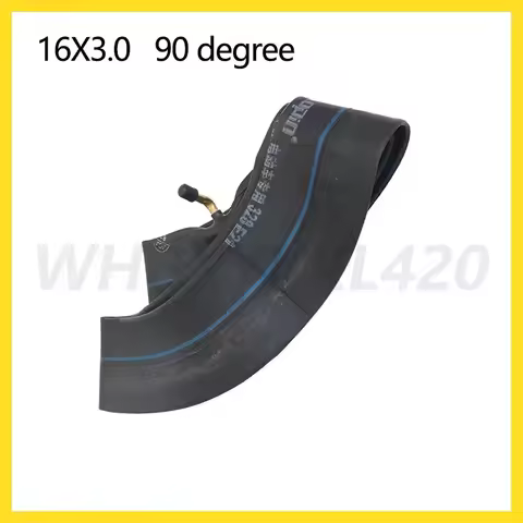 Size 16X3.0 Inner Tube Electric Scooter & E Bikes, Tricycle 16 * 3.00 Bent Valve Stem 90 Degree