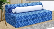 SCBC (DBS) (FREE ASSEMBLY) Uratex Neo Sofa Bed (Blue) 48 x75  (double)(PM FOR AVAILABLE COLOR)