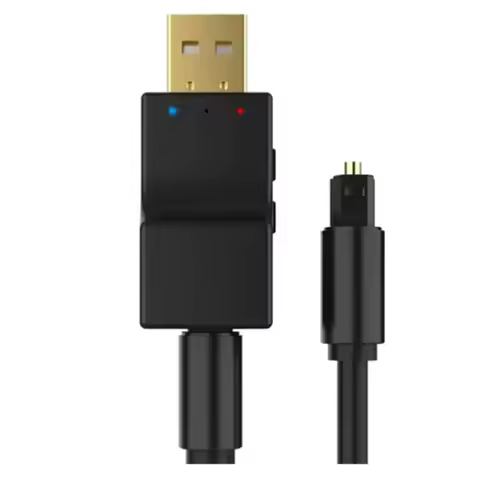 B04C-Audio Transmitter USB Optical Bluetooth Low Latency Stereo Dual Stream Multi-Point Wireless Ada