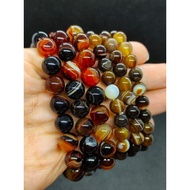 Natural Grade A Botswana Agate Crystal Bracelet
