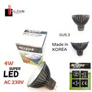 MR16 LED LIGHT  BULB 4W [GU5.3]  AC 230V LED DIRECT BULB