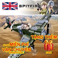 Supermarine Spitfire Fairy Plane Puzzle Set British Army World War 2 WW2