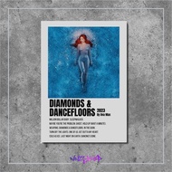 Wooden Cover Album Music Poster Diamonds & Dancefloors by Ava Max wall decor notsleep store notsleep