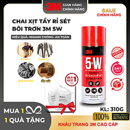 Chai Tẩy Rỉ Sét Và Bôi Trơn  3M 5-W - Hàng chính hãng - Tẩy sét, bôi trơn các loại ổ khóa, khe cửa l
