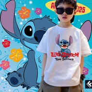 💖Cute💖 Stitch Kids Cute Kids Cotton Short Sleeve 626 Size 100-150cm