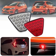 LED Brake And Reversing Light Rear Bumper Skirt Reflector Triangle For Honda Jazz GK GK5