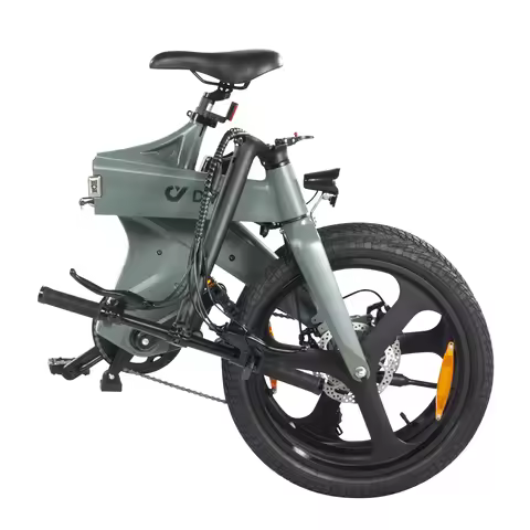 For T1 Electric E-Bike 7-Speed Disc Brake City Folding 250W Rear Hub Motor 20-Inch Magnesium Alloy F