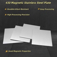 430 Magnetic Stainless Steel Sheet | Laser Cut 10CR17 Metal Plate | Custom Size for Industrial Use, 