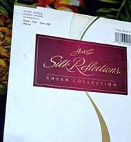 全新未開封HANES【SILK REFLECTIONS  SHEER COLLECTION THIGH HIGHS 】 超薄四個骨絲襪"MADE IN USA"