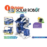 I know DIY Assembled Toys Self-Assembling Solar Robot Toys 3 in 1 Smart Robot