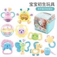 0-1 Years Old Baby Toy Teether Hand Rattle Grip Can Bite 3-6 Months Old Puzzle Newborn Toddler Baby
