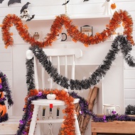 Halloween Ghost Festival Atmosphere Arrangement Supplies Pumpkin Ghost Decoration Top Stripes