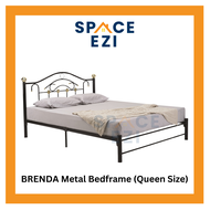 Space Ezi Queen Bed Metal Bed Frame / Double Bed / Bedroom Furniture / Katil Besi Queen / Katil queen / katil double