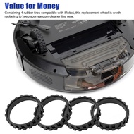 [FAIRLAND] 4X Vacuum Robot Tires for Wheels Series 5/6/7/8/9/I7 S9+ Anti-Slip