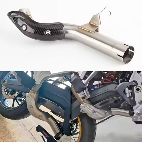 Motorcycle Exhaust Stainless Steel Link Pipe For BMW F750GS F850GS F 850 GS 2018-2022 F850GS exhaust