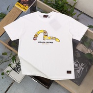 Evisu/God of Fortune 2026 Classic Round Neck Short-Sleeved T-Shirt Men Women Original Design Letter 