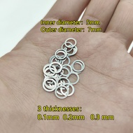30pcs Stainless Steel M5 Screw Flat gasket Spacer 5mm Washer For RC Car TAMIYA 53587 TT02 XV01 TD4 H