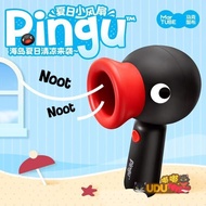 [Genuine]Cute pingu Fan Cartoon Cute little penguin handheld fan Summer mini fan Penguin family merc