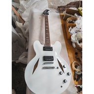 Gibson DG 335 Semi Hollow Electric Guitar HH Humbucker Pickups 22 Fret White Body Electric Guitar Pr