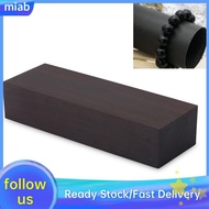 Maib Fafeicy 4Pcs Ebony Lumber Block  12x4x2.5cm Wood Handle Blank Plate Solid Hardwood Timber for I