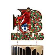 RONALDO PORTUGAL CAKE TOPPER