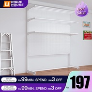 Rack Shelf Rak Besi Bertingkat Heavy Duty Rack Standing Pegboard DIY Storage Rack Save Space Rack Ad