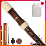 Generic AULOS Belcanto Soprano Recorder Baroque Style 105A(E) Antibacterial Cap Set 【Direct from Jap