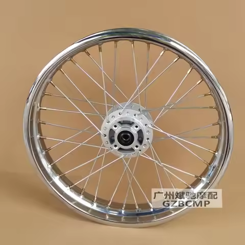 Motorcycle Wheel Hub GN125 CG125 Retro Modification Widened Disc Brake Spokes Steel Wire Front Mesh
